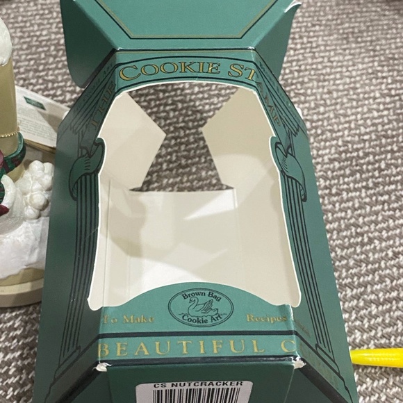 NEW Brown Bag Cookie Art Stamp Christmas Snowman Broom #15 1995 Hill Design Tag - Picture 8 of 10